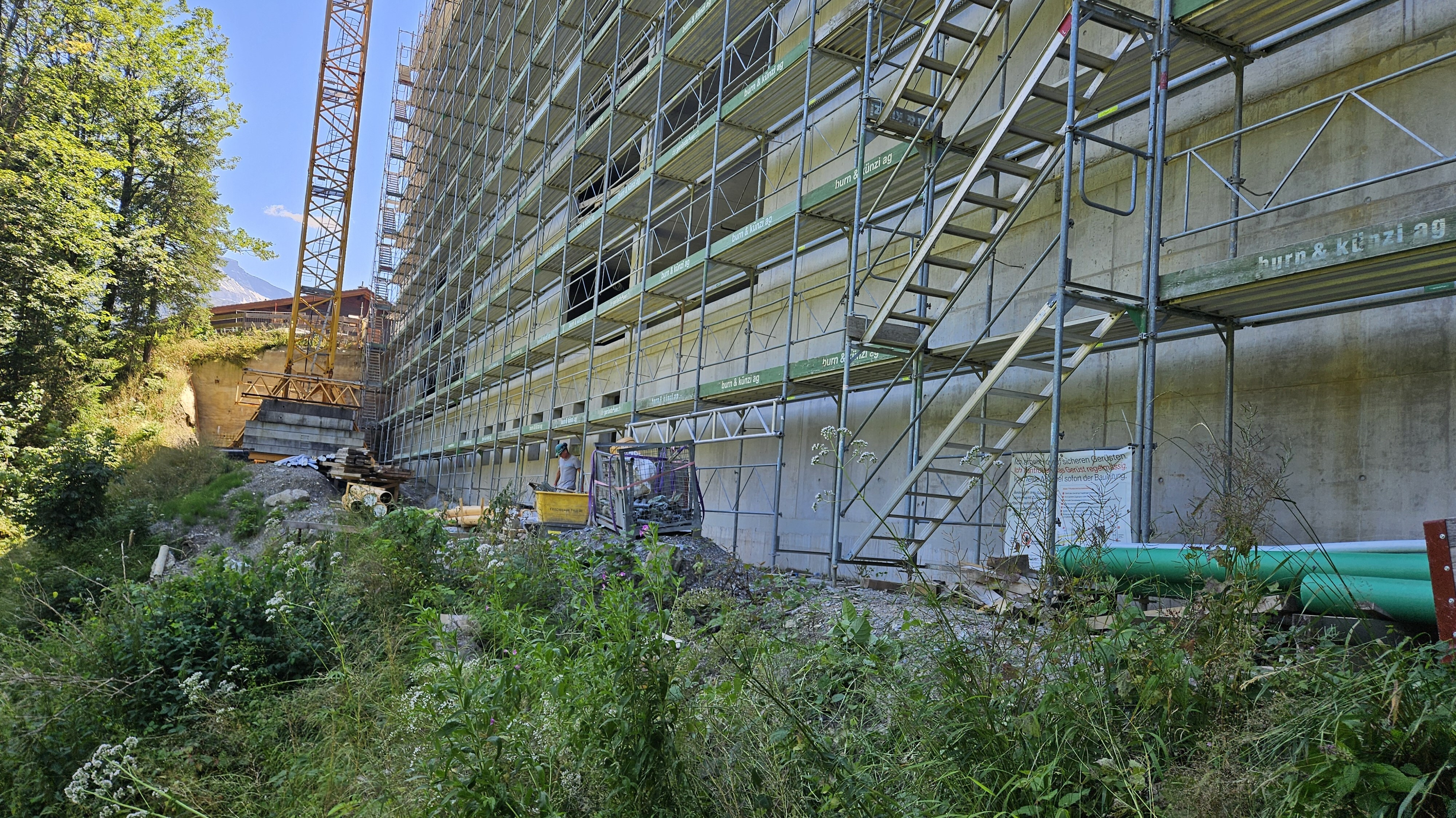 Neubau Schönegg, Baustellenupdate 09.09.2024